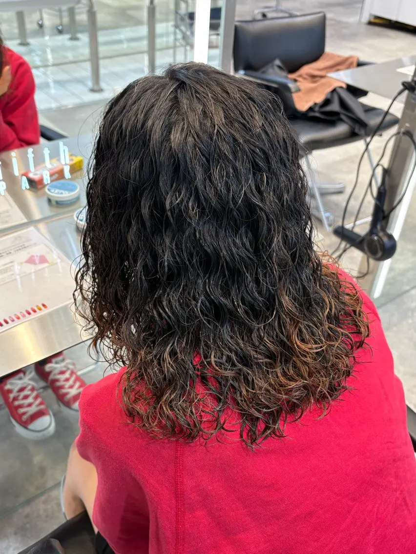 カラー パーマ カット パーマ fifth 武正 琉生のヘアスタイル