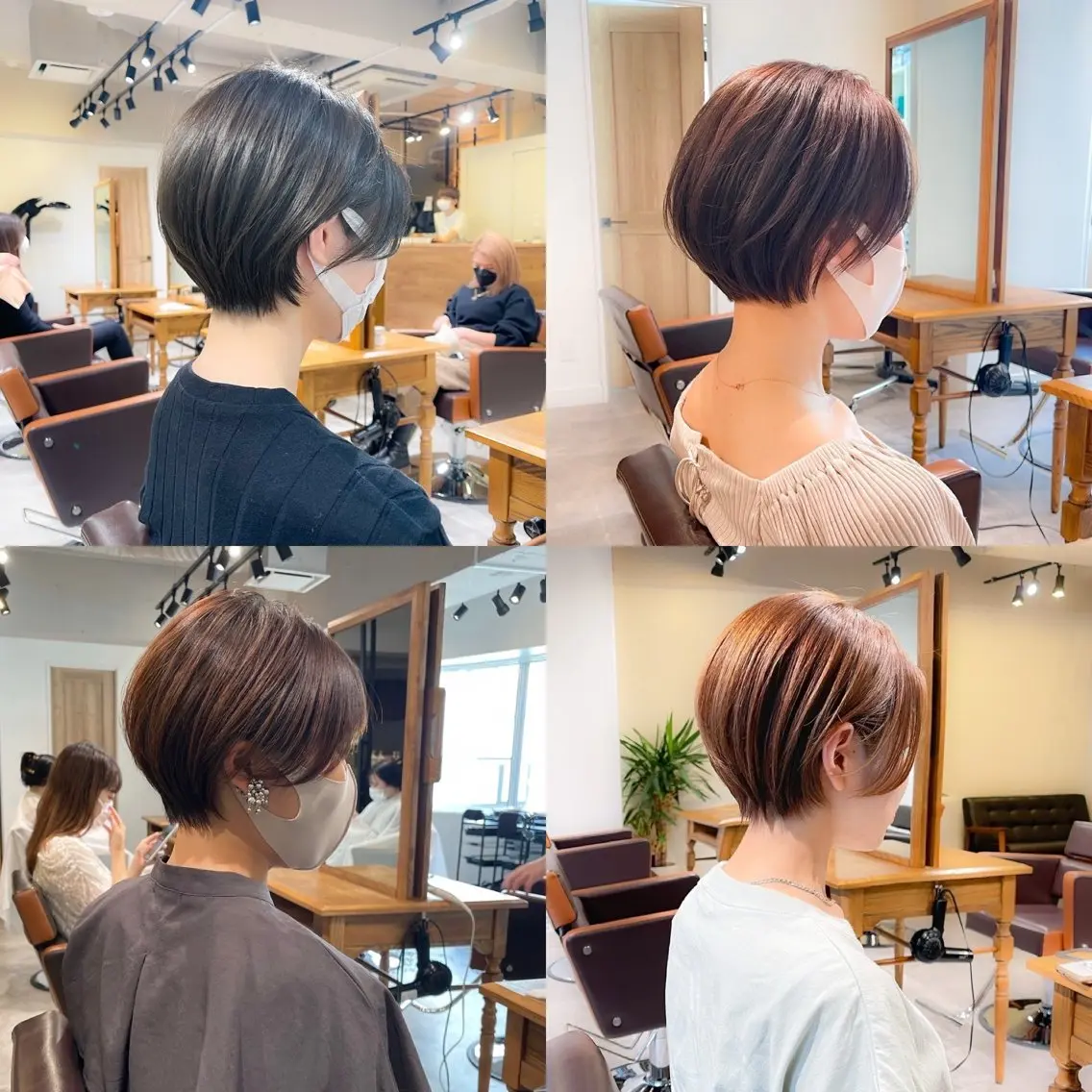 ショート 水田吉亮/髪質改善/ 縮毛矯正/レイヤーのヘアスタイル