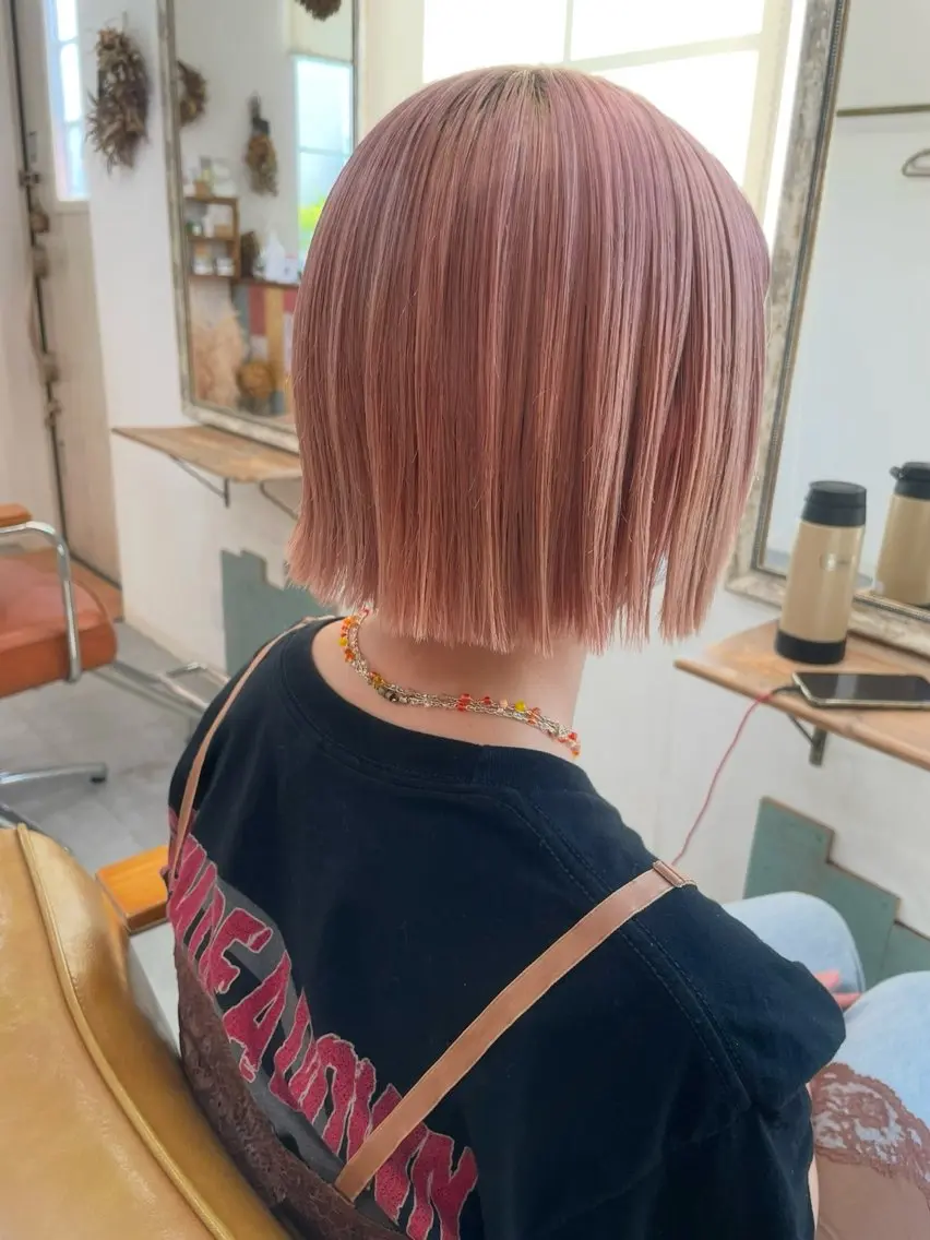 🫧似合わせカット+ケアダブルカラー(ブリーチあり)+トリートメント⸜ෆ⸝の写真