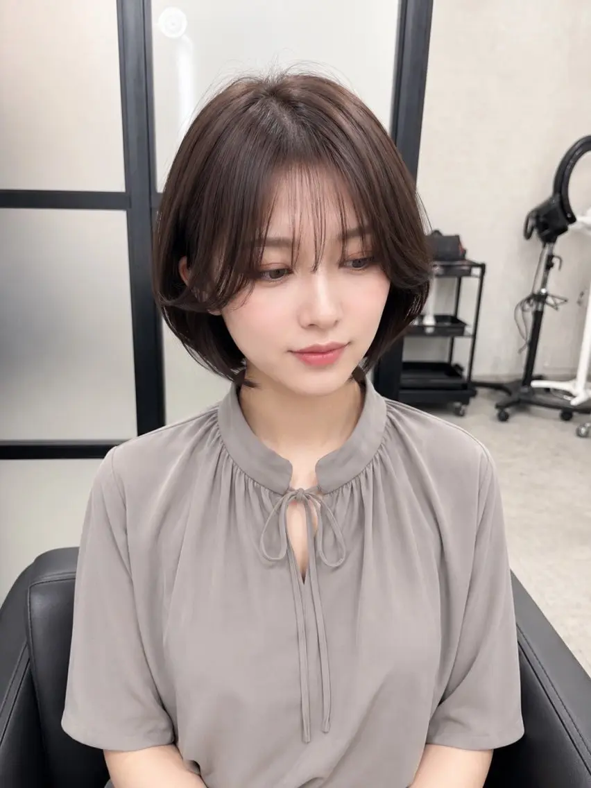 ショート 【韓国ヘア ×透明感カラー】芳川のヘアスタイル