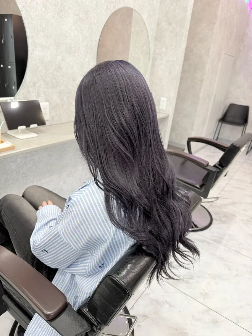 ロング カラー 🌺ハイトーン🌺 矢葺 なぎさ🌺🌺のヘアスタイル