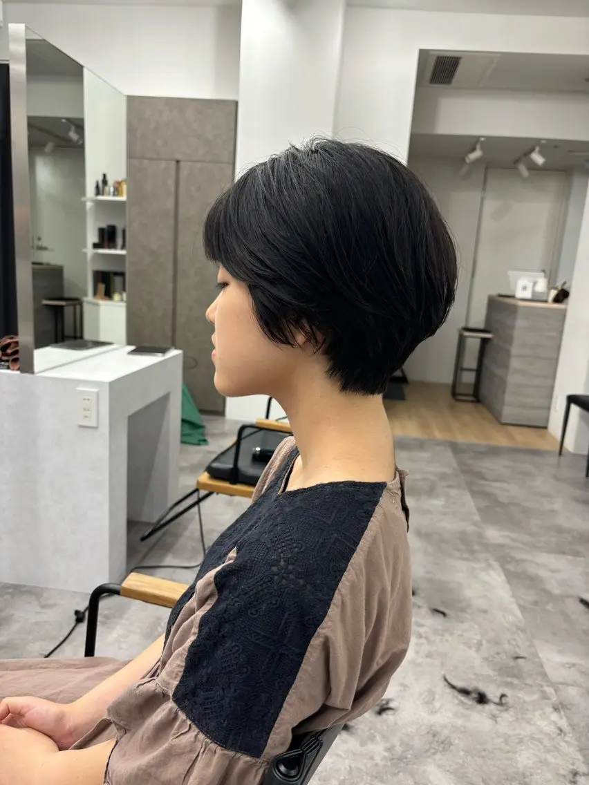 ショート カラー パーマ ヘアアレンジ レイヤー/メンズ🥑 マエダアズミ🥑のヘアスタイル