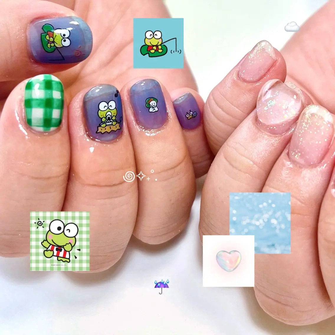 ネイル ハンドネイル いちごパフェ ゆいのネイルデザイン