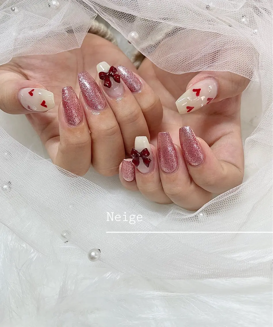 ネイル ハンドネイル Neige‪𓂃ai ＊梅津 / 松尾のネイルデザイン