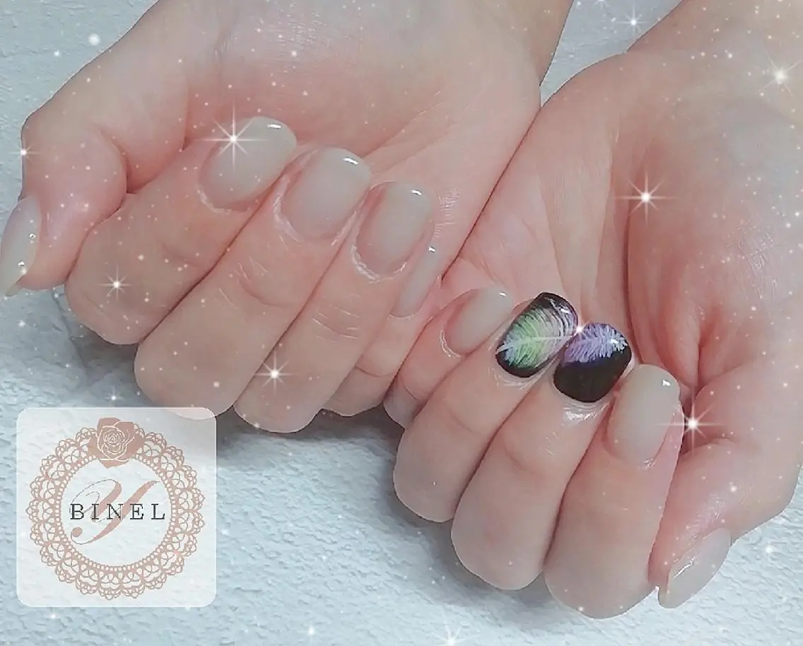ネイル アートネイル ワンカラーネイル ハンドネイル Nail Salon Y.BINELのネイルデザイン