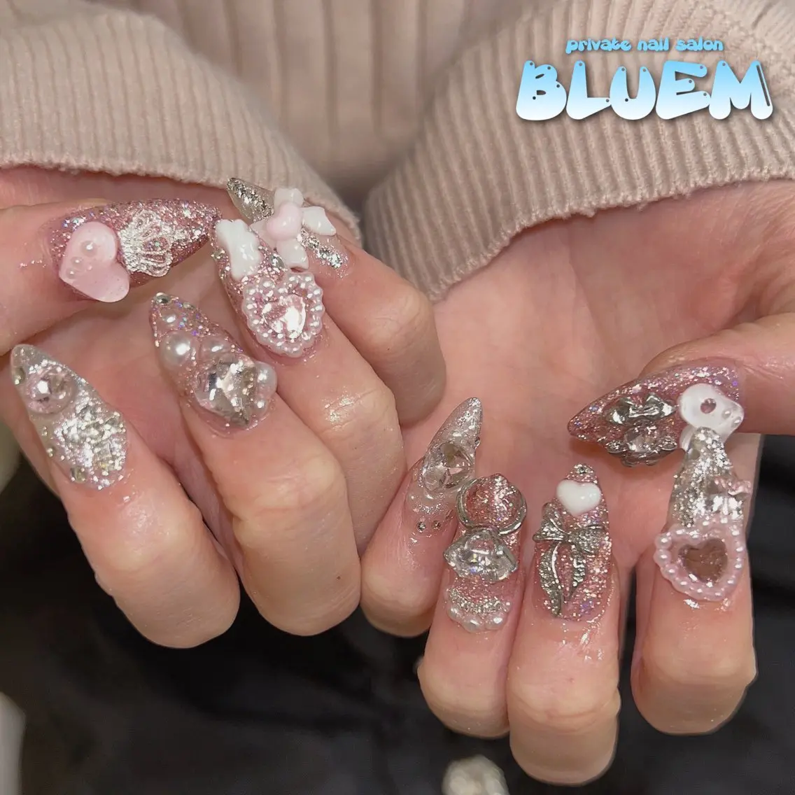 ネイル ハンドネイル BLUEM なな🐶のネイルデザイン