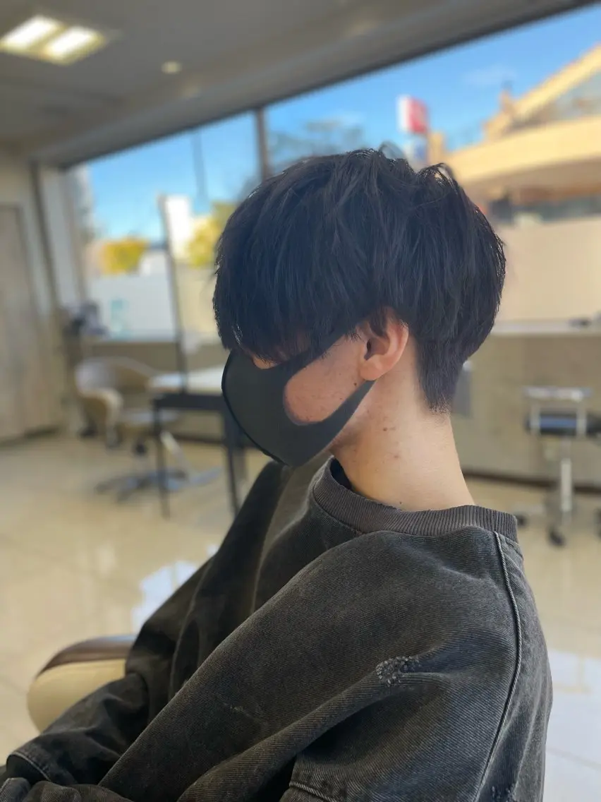 ショート カラー メンズ メンズブリーチ ブリーチ カット ヘアカラー トリートメント 牧野恭平 【★酸性縮毛矯正★】のヘアスタイル