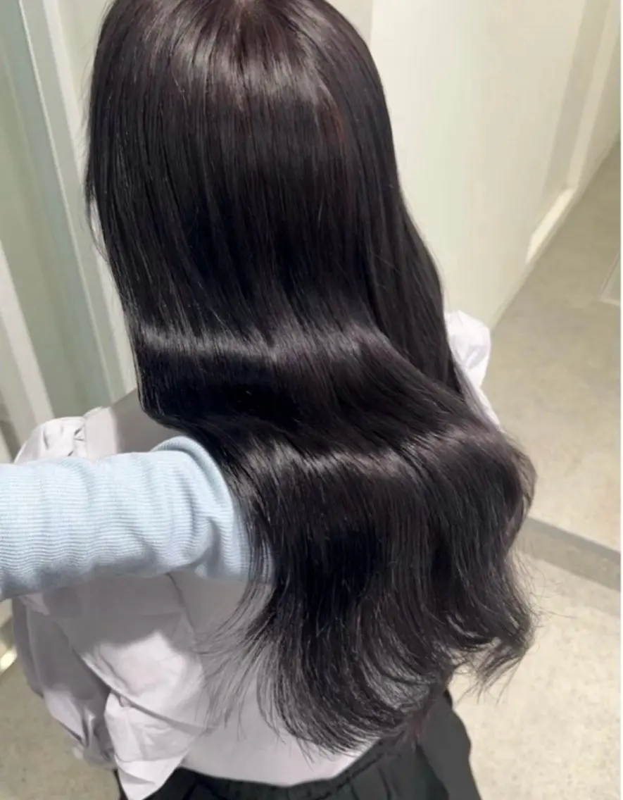 ロング miku/ラベンダー 透明感カラー🪻❤︎のヘアスタイル