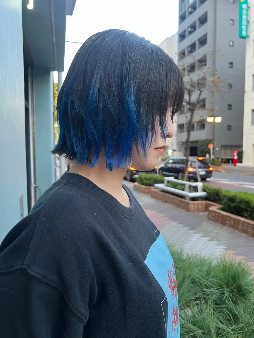 ショート カラー グラデーションカラー 🌈ケアブリーチ🌈 おぐまなつきのヘアスタイル