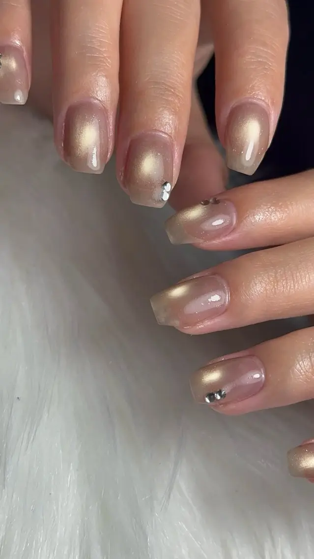 【Hand】マグネット/フラッシュラメ(単色塗り)ケア込の写真