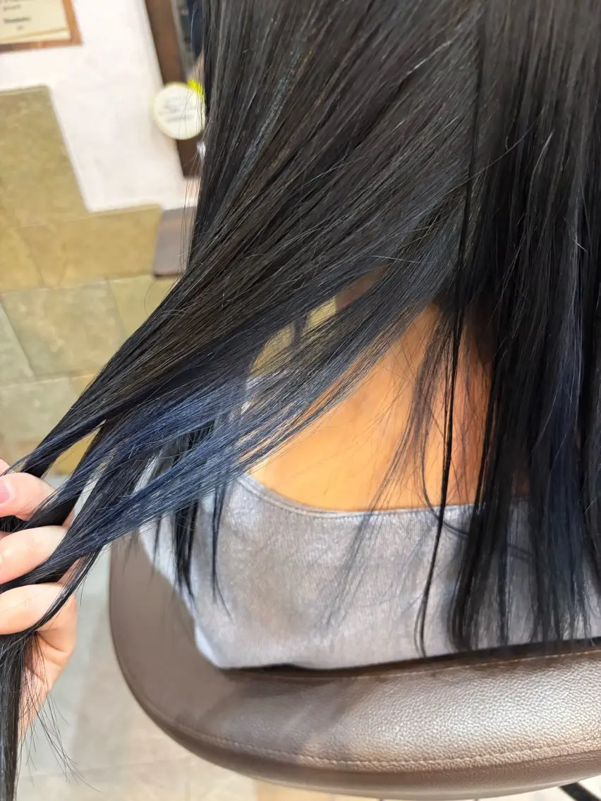 ミディアム カラー ブリーチ インナーカラー TELAHAIR/ Ryutoのヘアスタイル