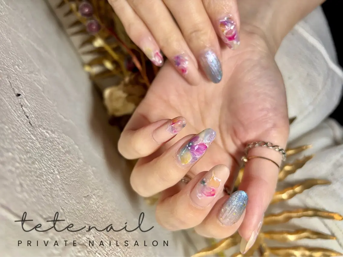 ネイル ハンドネイル tete. nailのネイルデザイン