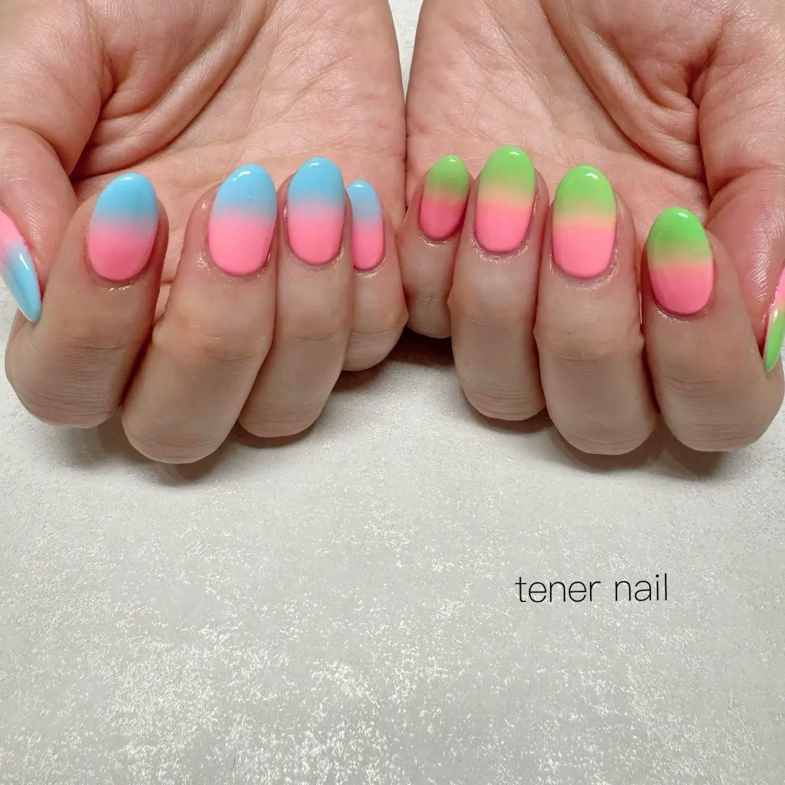 ネイル グラデーション ハンドネイル テネルネイル tener nailのネイルデザイン