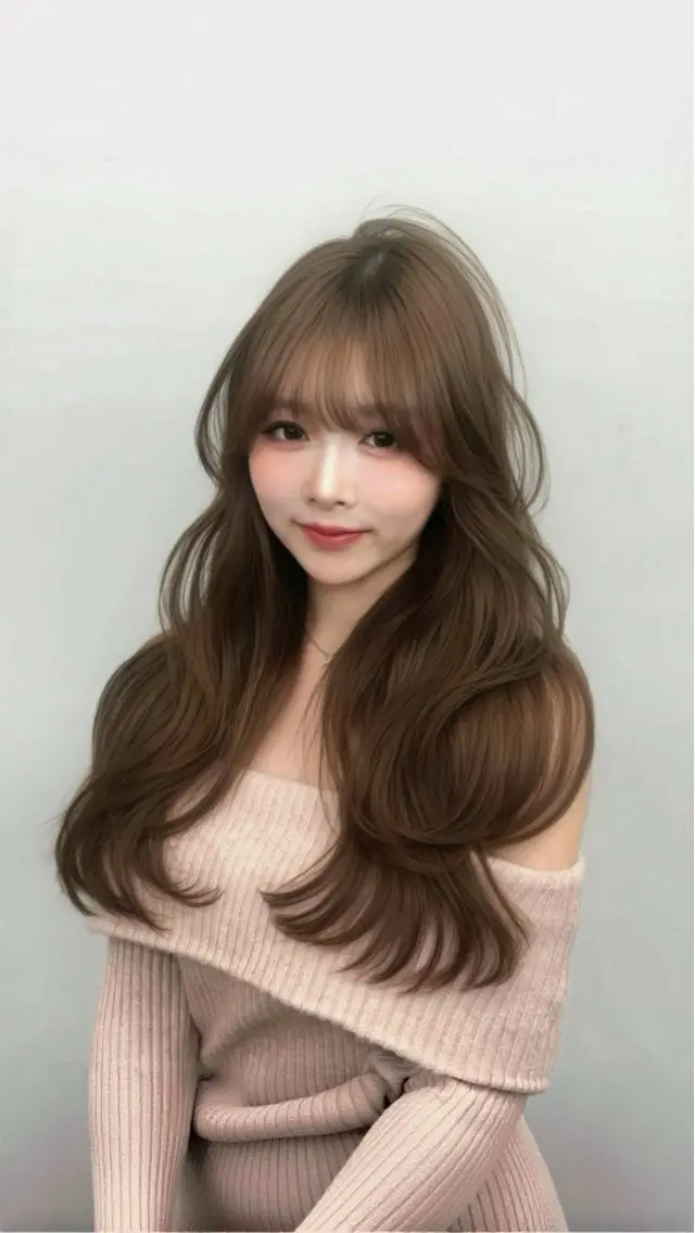 ロング 🎀 レイヤーカット カラー / 錦糸町のヘアスタイル