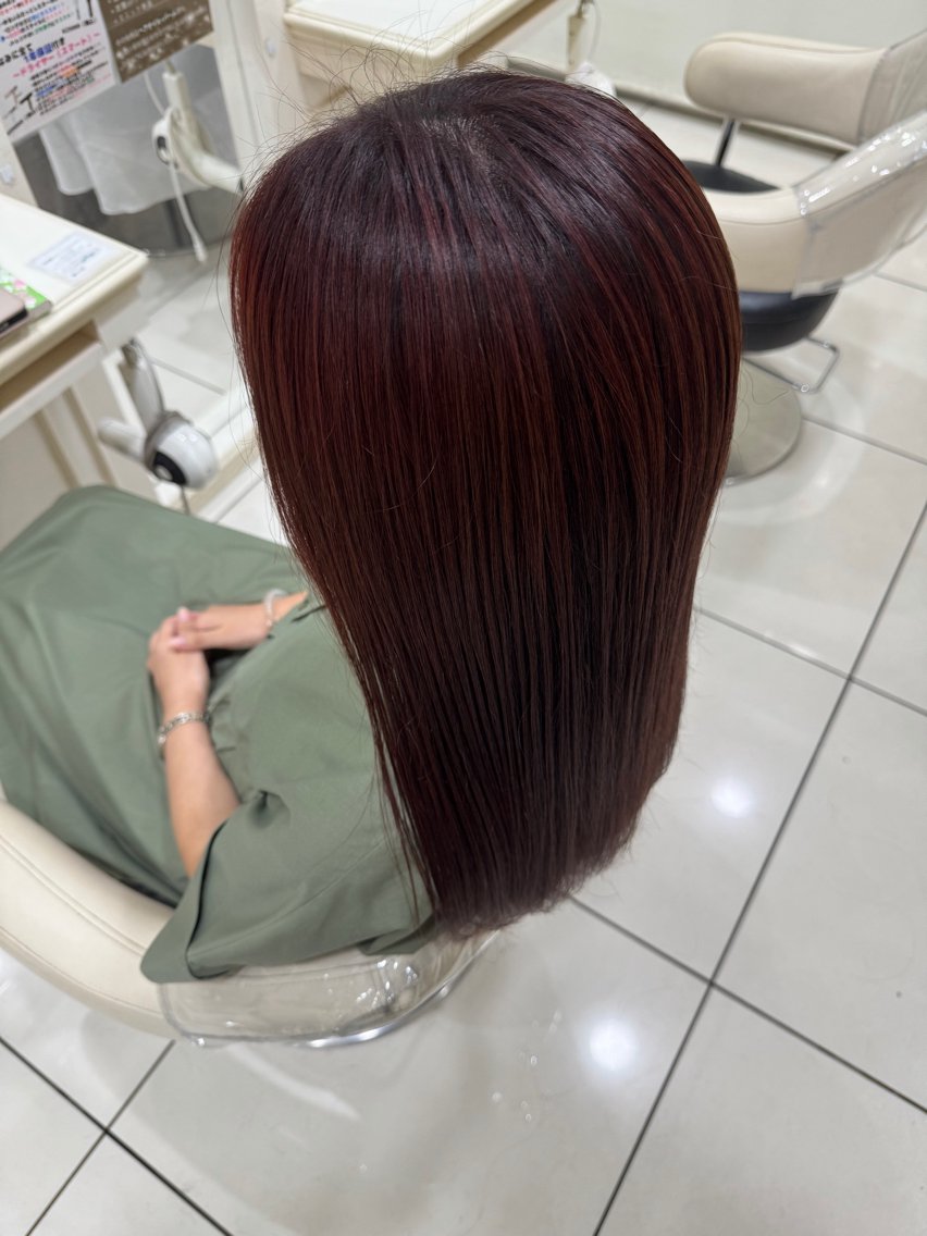 ロング ヘアカラー トリートメント 新井 俊輔のヘアスタイル