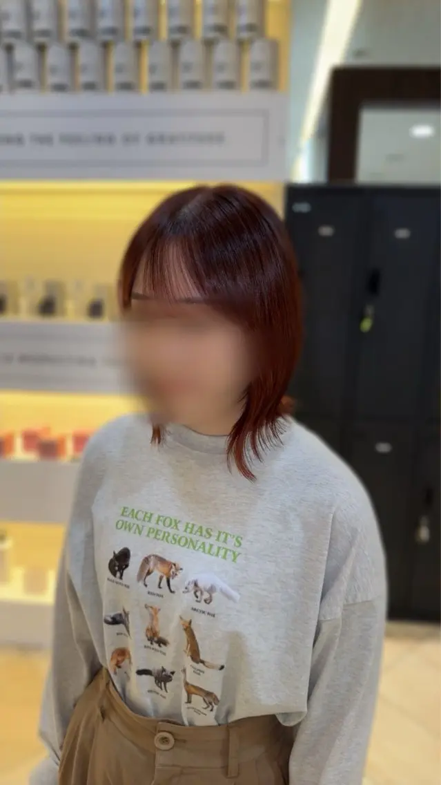 ミディアム カラー レイヤーカットモデ ル募集中❄️横田のヘアスタイル