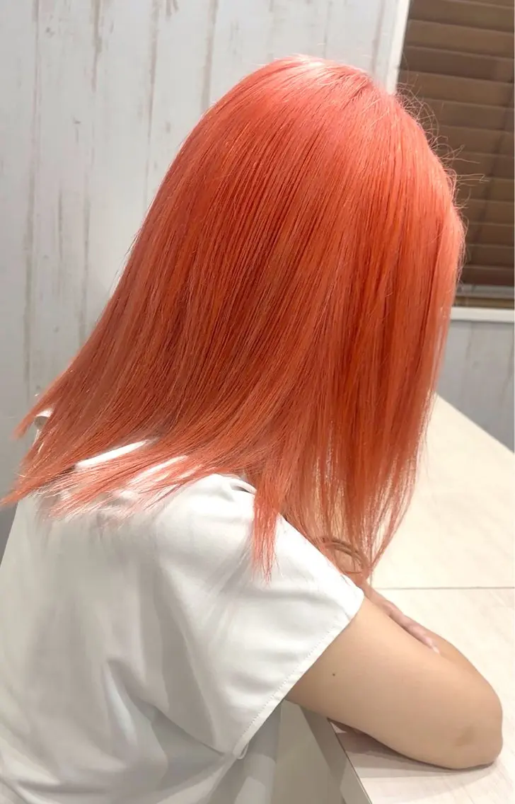 ミディアム ヘアカラー ハイトーン💫 エクステ💫maiのヘアスタイル