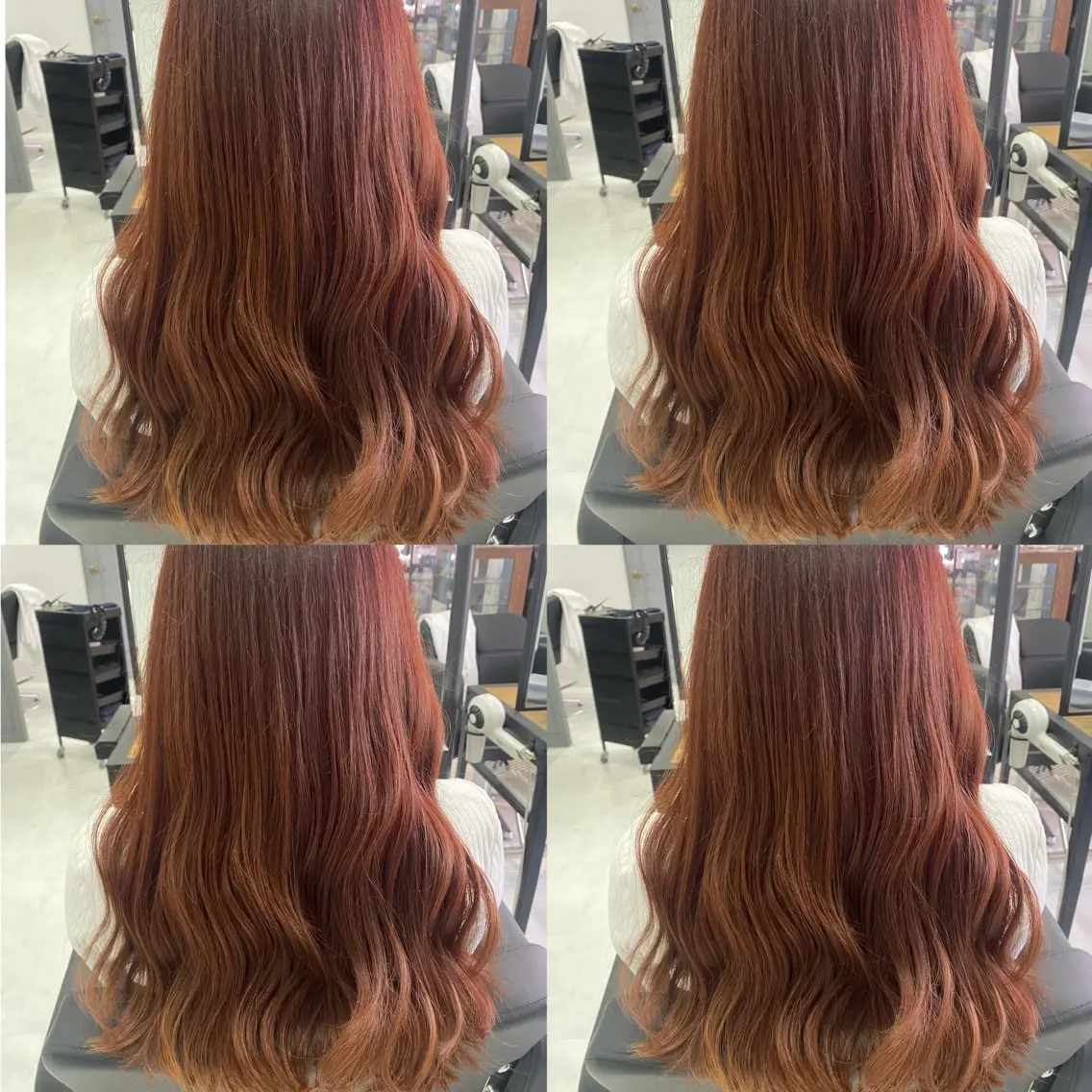 セミロング カラー カット ヘアカラー トリートメント 髪質改善×矯正🫧 韓国ヘアasamiのヘアスタイル