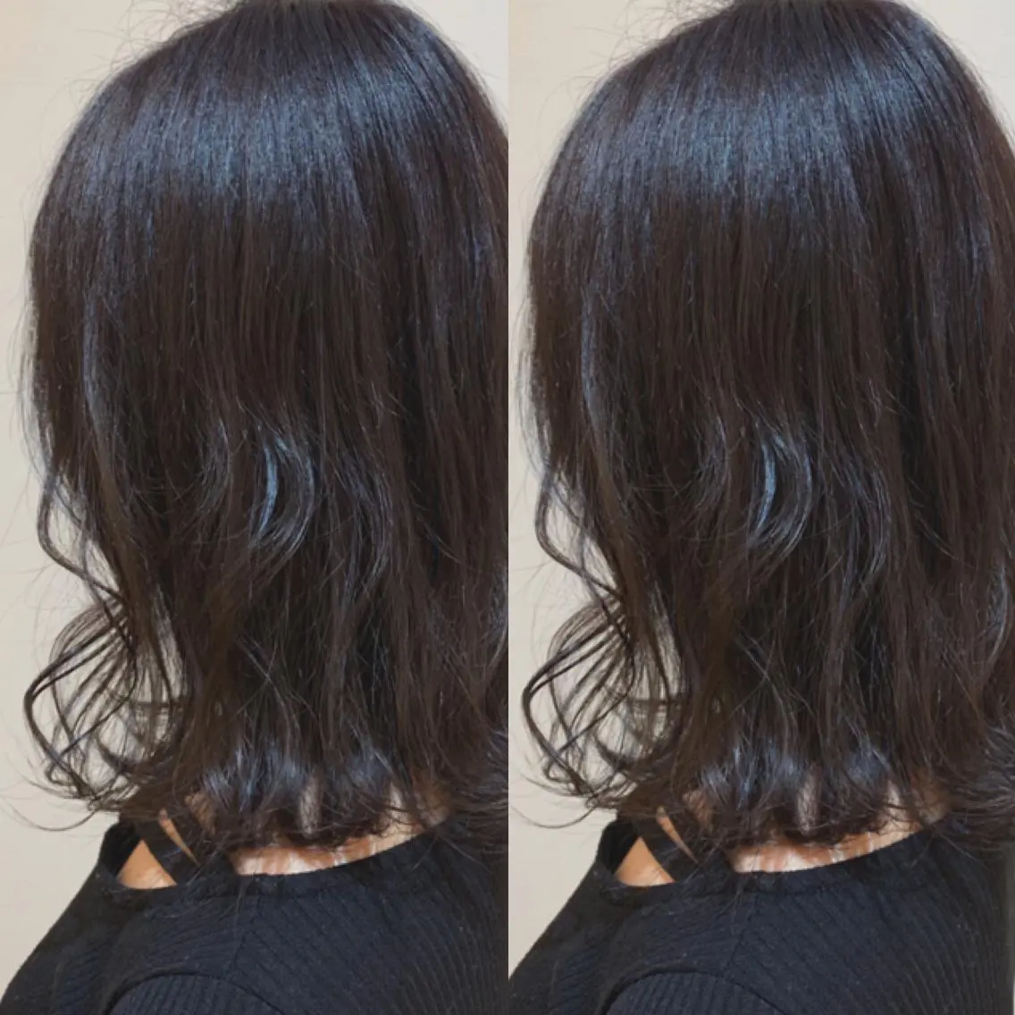 ミディアム カラー 齊藤 衣梨佳のヘアスタイル