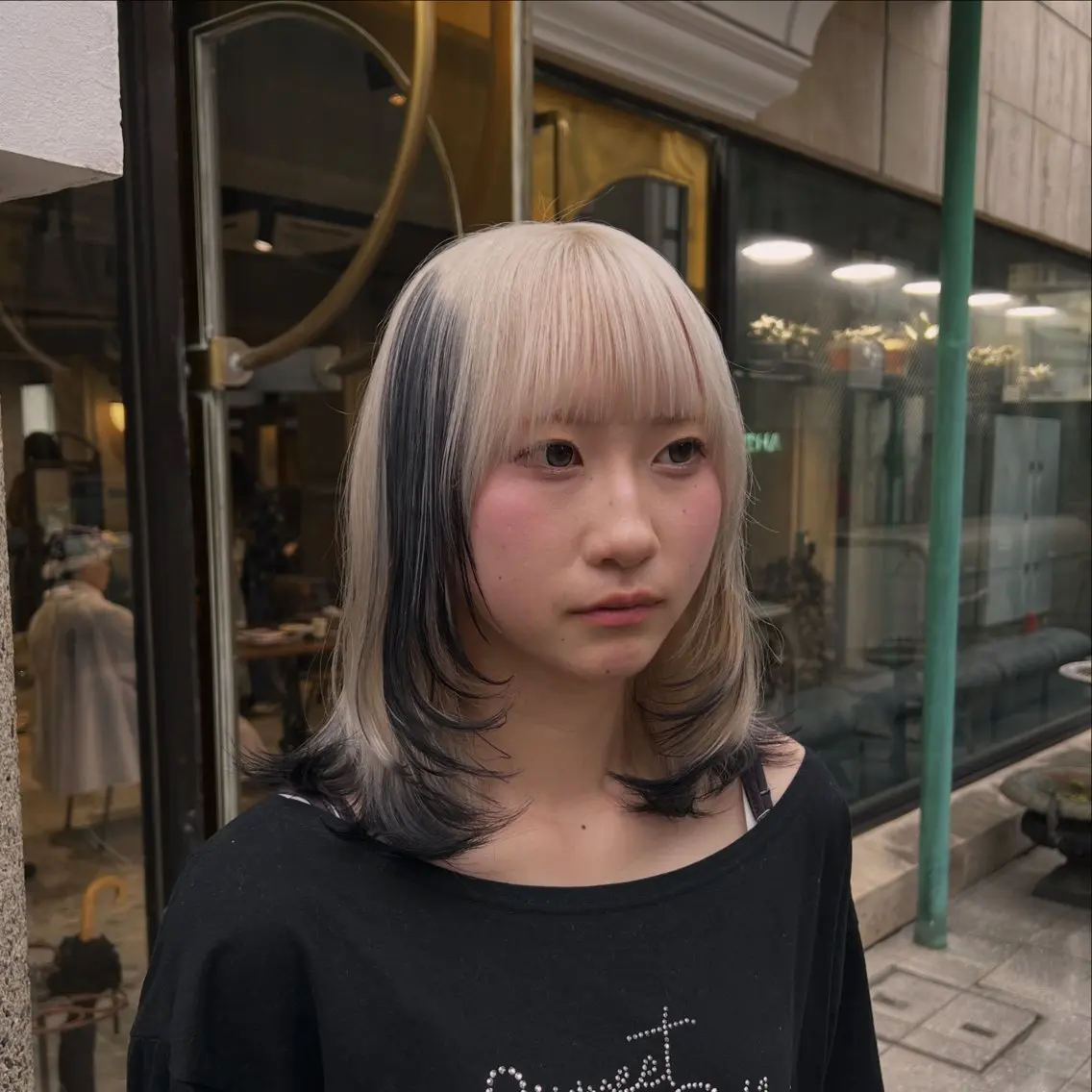 ミディアム カラー カット ヘアカラー トリートメント 赤みゼロ/透明感 カラー🌿KANTAのヘアスタイル