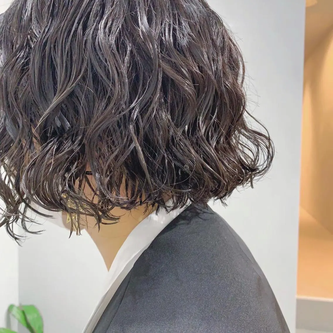 パーマ カット パーマ トリートメント ボブパーマコテ巻き風 パーマNo1深江秀平のヘアスタイル