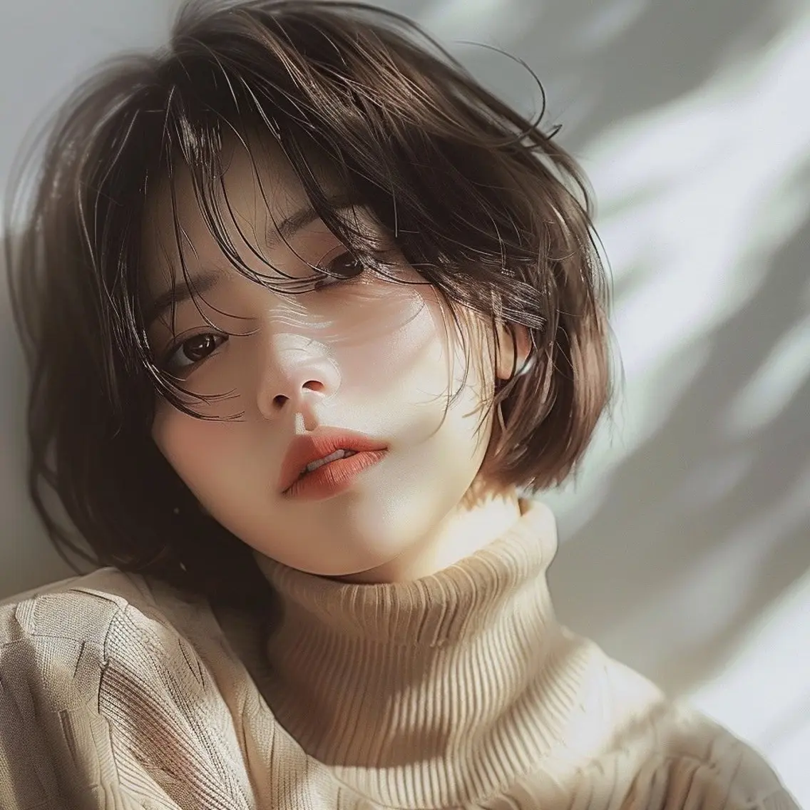 ショート カット ヘアカラー トリートメント しもかわ かほのヘアスタイル