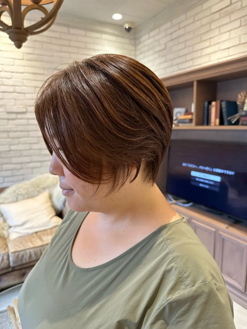 ショート ショートヘア 牛嶋 嶺弥のヘアスタイル
