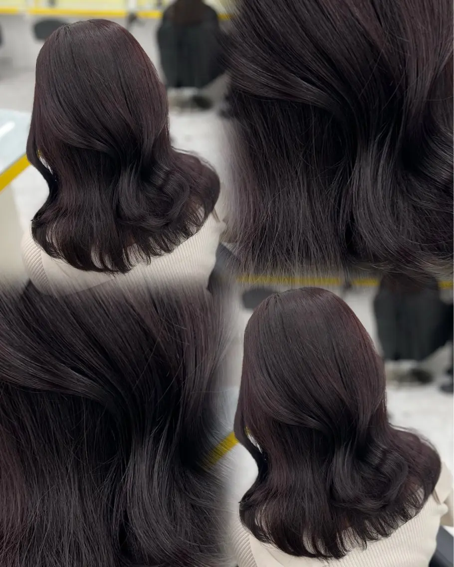 ロング カラー ヘアカラー 🧸レイヤー× ベージュ🥯カホ🍯のヘアスタイル