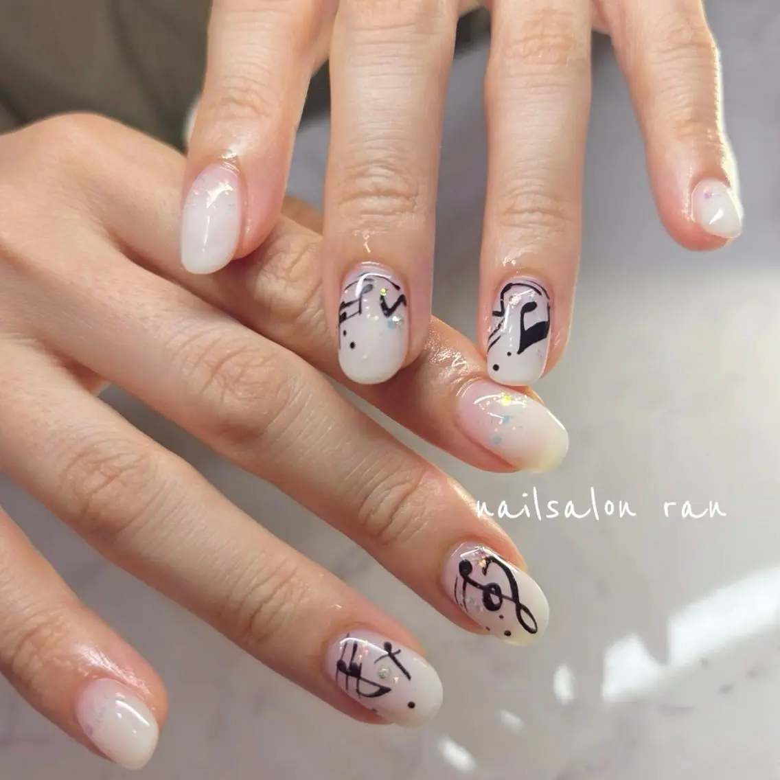ネイル ハンドネイル ハンドケア nailsalon ranのネイルデザイン