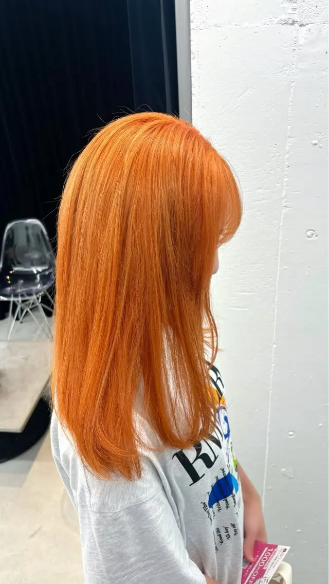 セミロング 韓国風ヘア トリートメント ウルフカット カット ヘアカラー トリートメント 🐶ひかる🐶 JILLSTUDIOのヘアスタイル