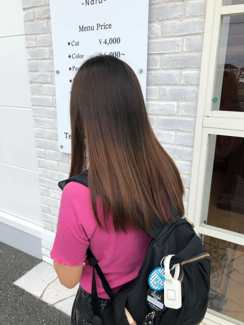 カラー カット ヘアカラー 今中紗英 /奈良市/尼ヶ辻のヘアスタイル