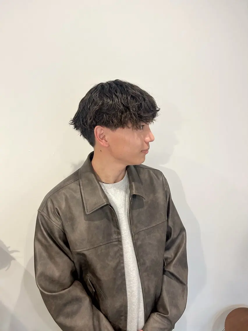 パーマ メンズ パーマ 川端 明莉のヘアスタイル