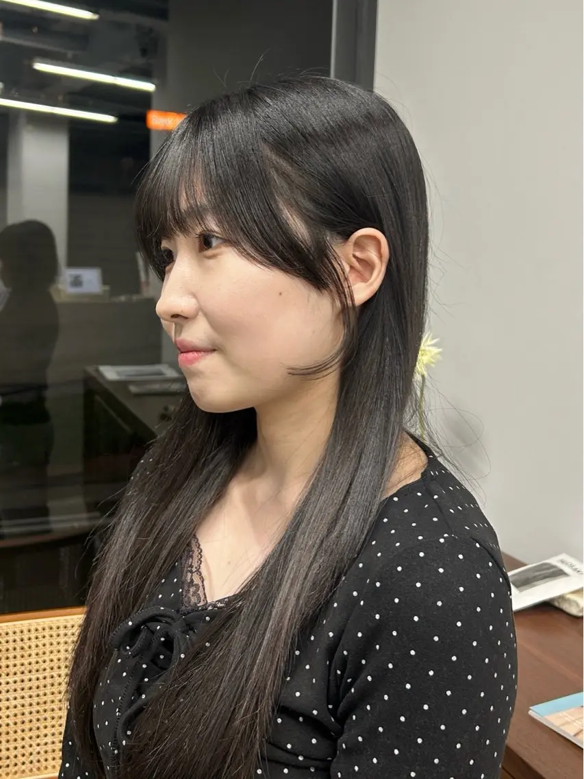 ⁠【結んでも可愛いあざと毛❤︎】韓国風前髪・おくれ毛カット ￥750⁠の写真