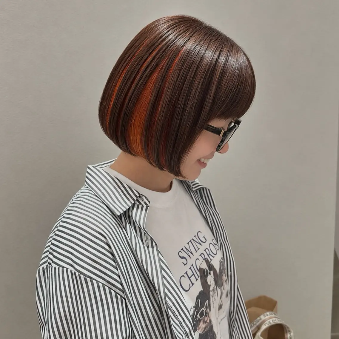 ショート カラー ヘアカラー ニュアンス×抜け感/ おしゃれヘア/meiのヘアスタイル