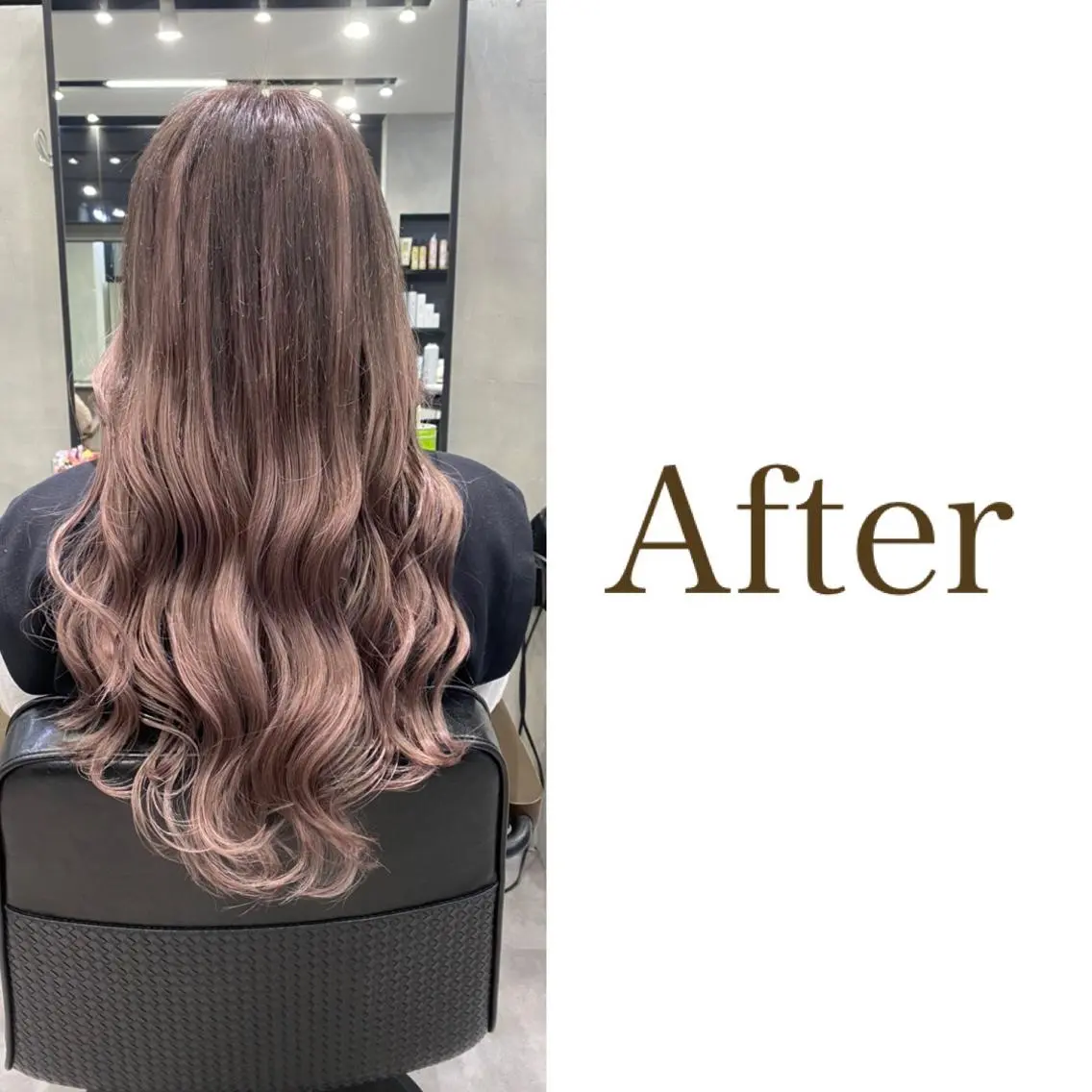 セミロング カラー ヘアアレンジ FAAM Tsuneのヘアスタイル