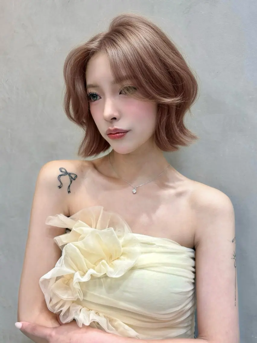 【カラー以上ブリーチ未満🌟】イルミナライトニングダブルカラー🎨➕カット✂️➕1stepトリートメント🫧の写真