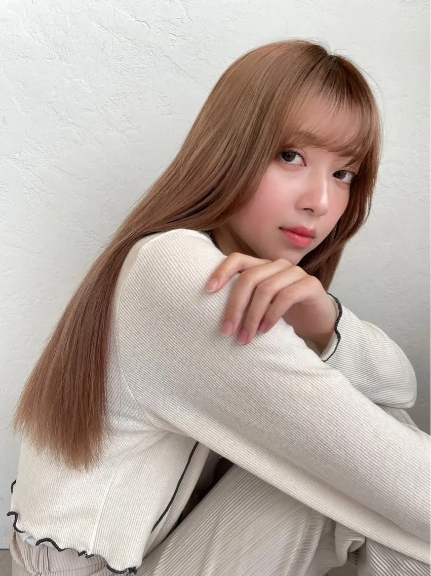 ✨🧡特別価格🧡✨ 傷んだ髪の救世主】超音波5stepラメトリートメント＋透明感カラー＋カットの写真