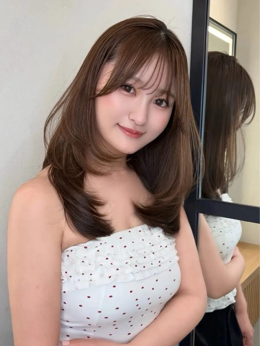 ロング カラー YUI  透明感🌱 艶カラー🍓浦和のヘアスタイル