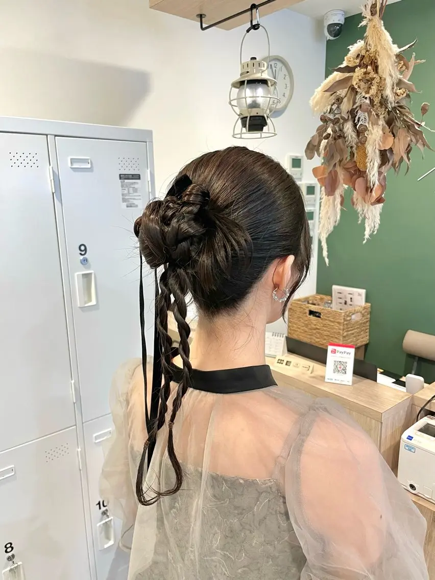 ロング ヘアアレンジ 髪質改善🌱透明感 カラー/MINAMIのヘアスタイル