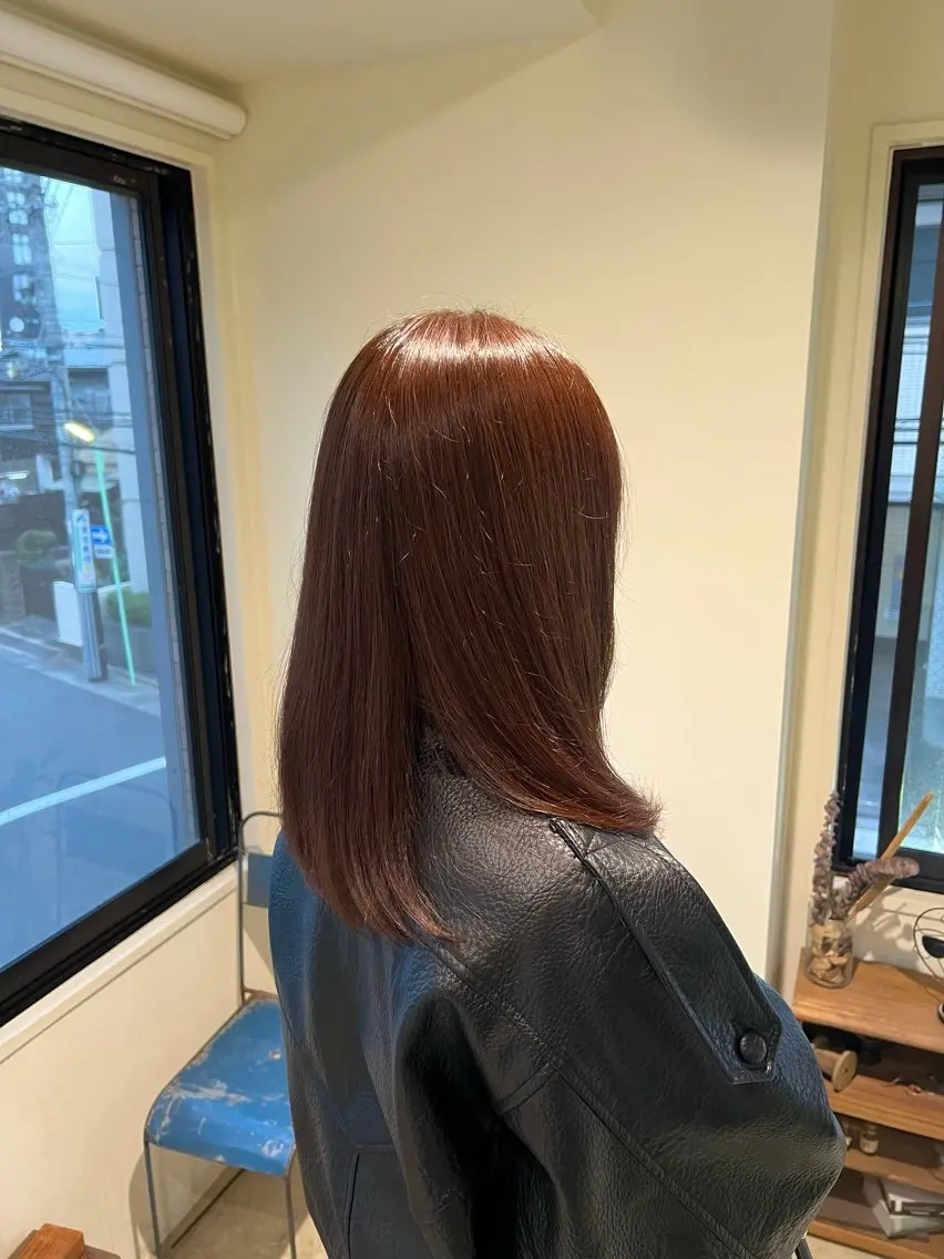 レイヤーカット＋ブラウンカラー🐻の写真