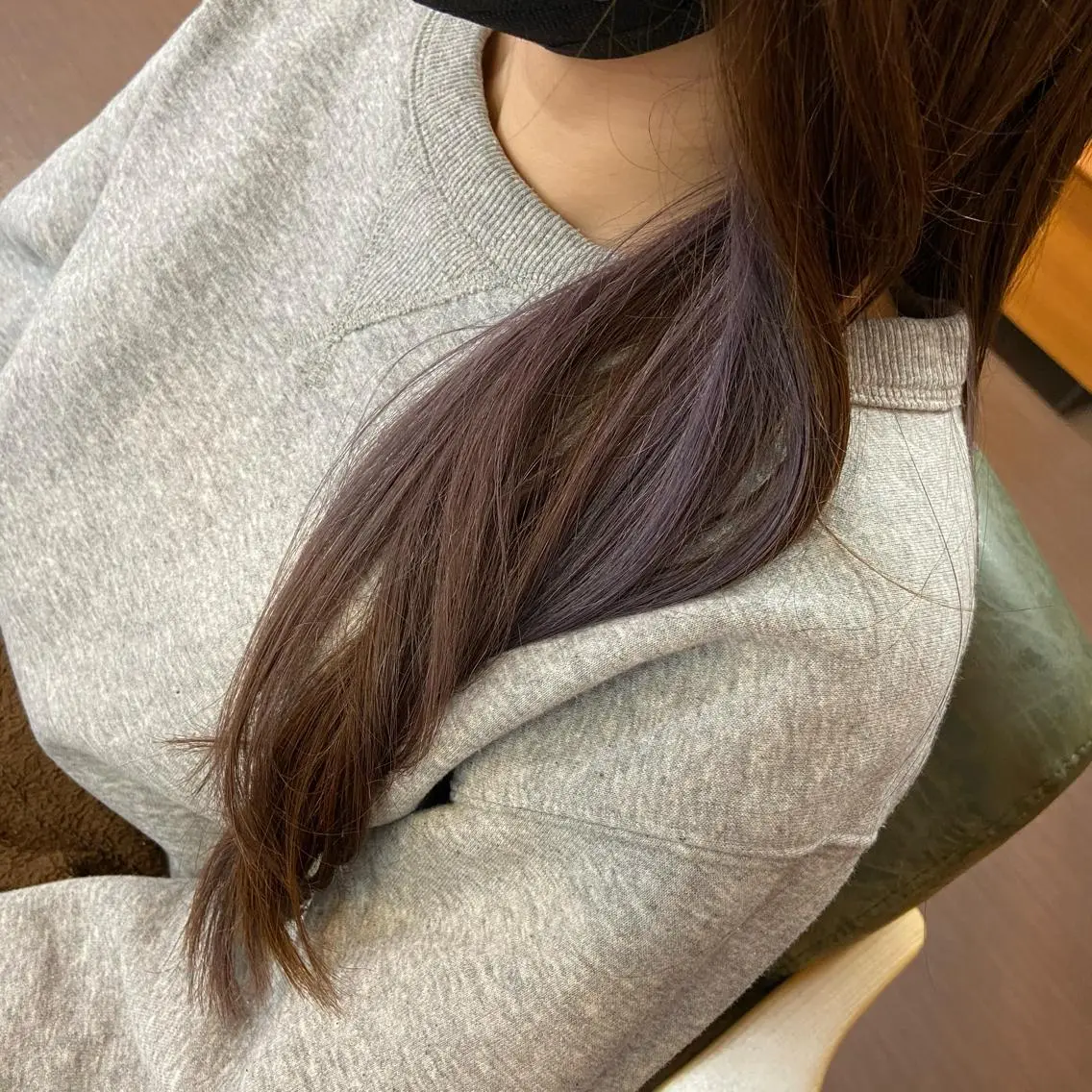 ロング ロング カット ヘアカラー 💜推しインナー カラー/菊池柊真💜のヘアスタイル