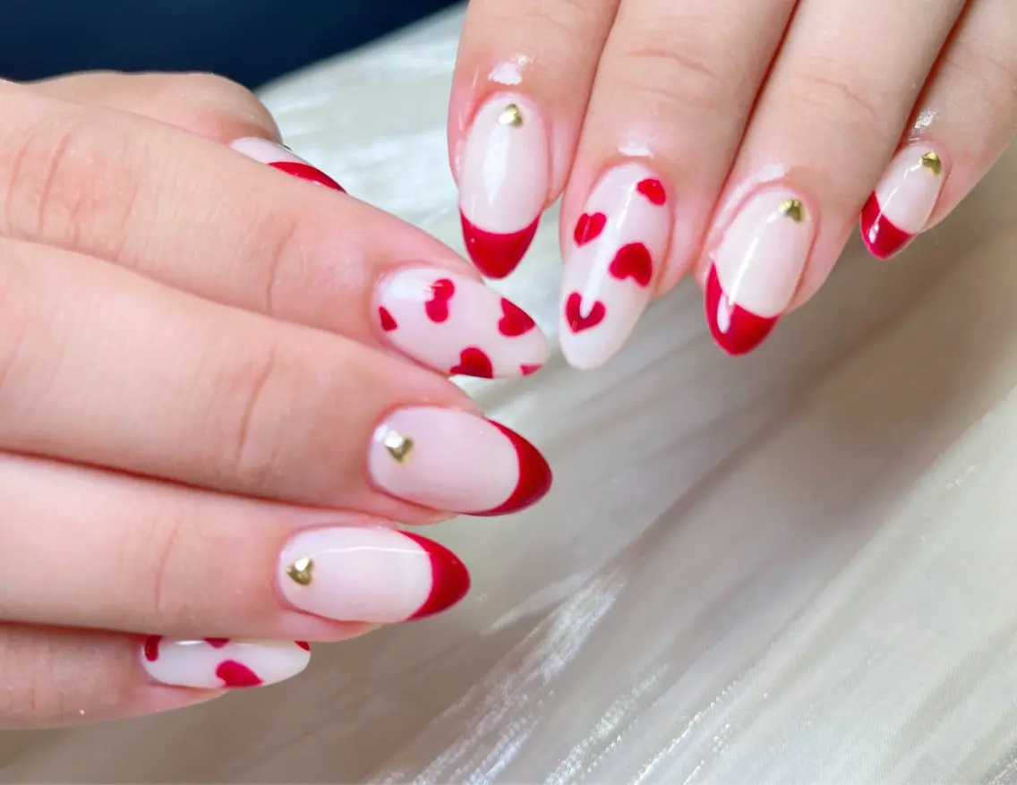 ネイル ジェルネイル 持ち込み オフィスネイル シンプルネイル candy nail 韓国風ワンホンネイルのネイルデザイン