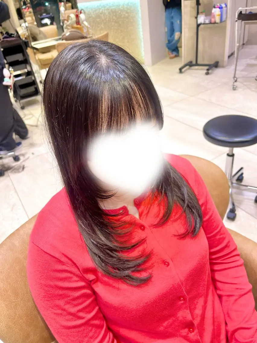 ロング ボブ／レイヤーモデル 募集中🫧ゆい🌼のヘアスタイル