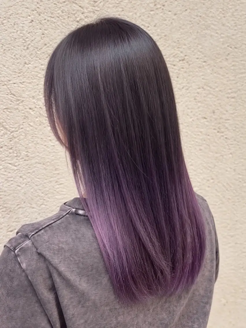 カラー ブリーチ ラベンダーカラー Saraju 仁川店 SHIORI ♥のヘアスタイル