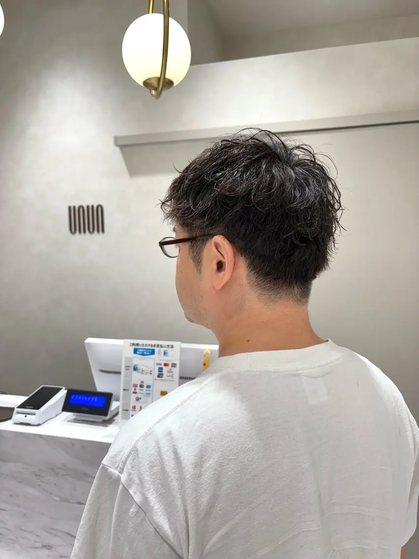 パーマ メンズ レディース募集中🎀 陸 愛夏のヘアスタイル