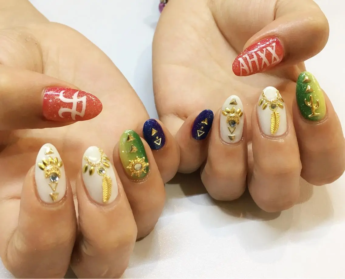ネイル アートネイル ジェルネイル グラデーション ハンドネイル nail salon Soeurのネイルデザイン