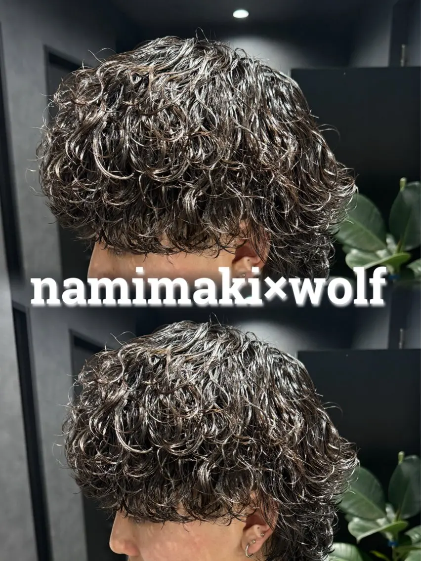パーマ メンズ ツイスパ/シャドウ MANARUのヘアスタイル