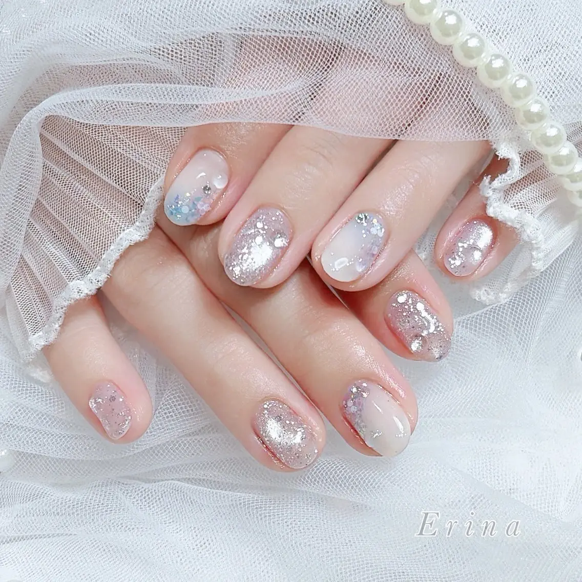 ネイル Erina🐱 フィルイン💅パラのネイルデザイン