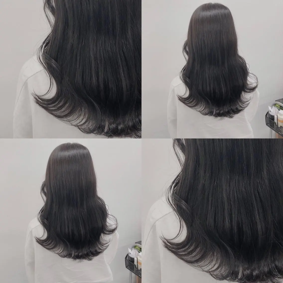 ロング カラー パーマ ヘアアレンジ メンズ キッズ ネイル マツエク・マツパ 上品＆韓国風 🥀海心🥀のヘアスタイル