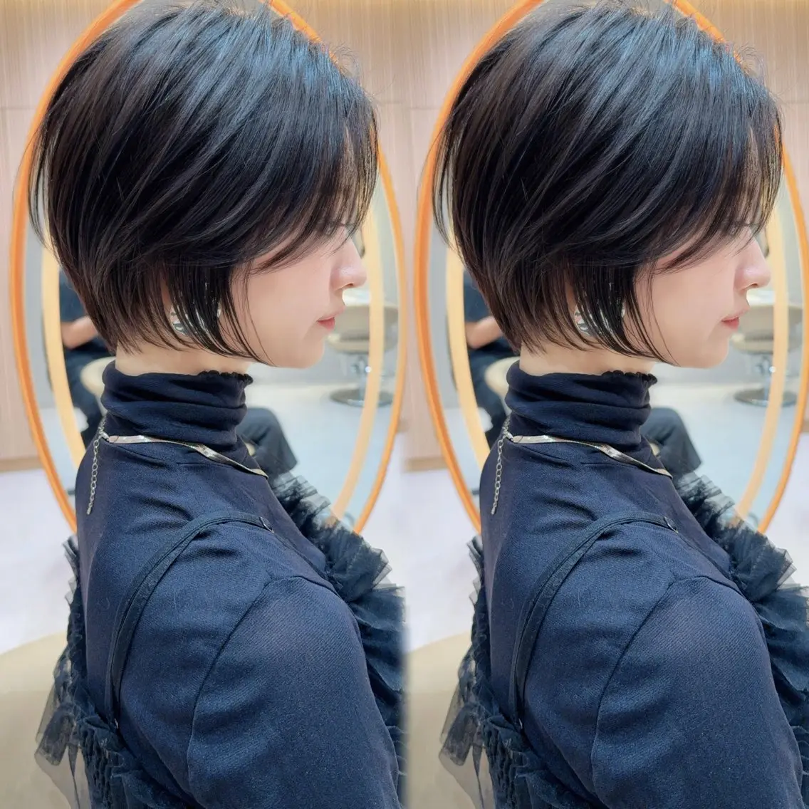 ショート カラー カット ヘアカラー トリートメント 縮毛矯正✨🫧 レイヤー川村利幸のヘアスタイル